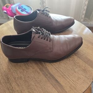 Geox Dark Brown Leather Oxfords